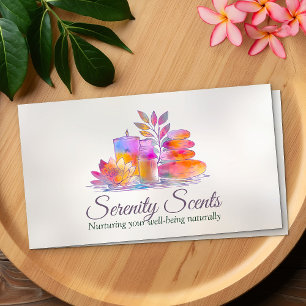 Aromaterapi Scent- behandling Visitkort