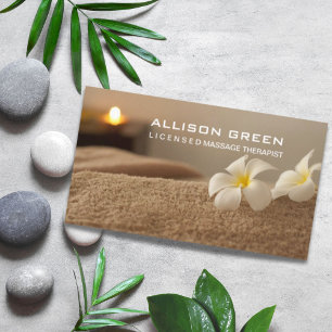 Aromaterapi SPA Salon Massage-terapi Visitkort