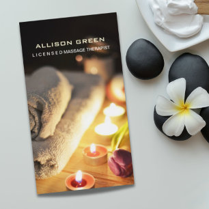 Aromaterapi SPA Salon Massage-terapi Visitkort