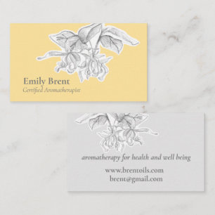 Aromaterapi Ylang Ylang Flowers Essential Oils Visitkort