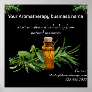 AromaTherapi - poster: Redigerbar Poster
