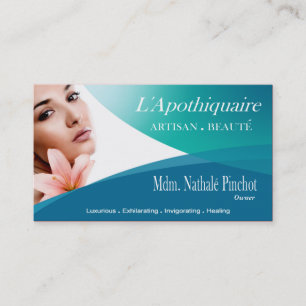 Aromatherapy för terapi för massage för Spa fö Visitkort