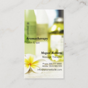 AromatherapySpan flår omsorgmassagesalongen Tidsbeställning Kort