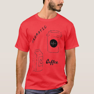 Aromatisk kaffekaffekaffe Älskare Frappuccino Ic T Shirt