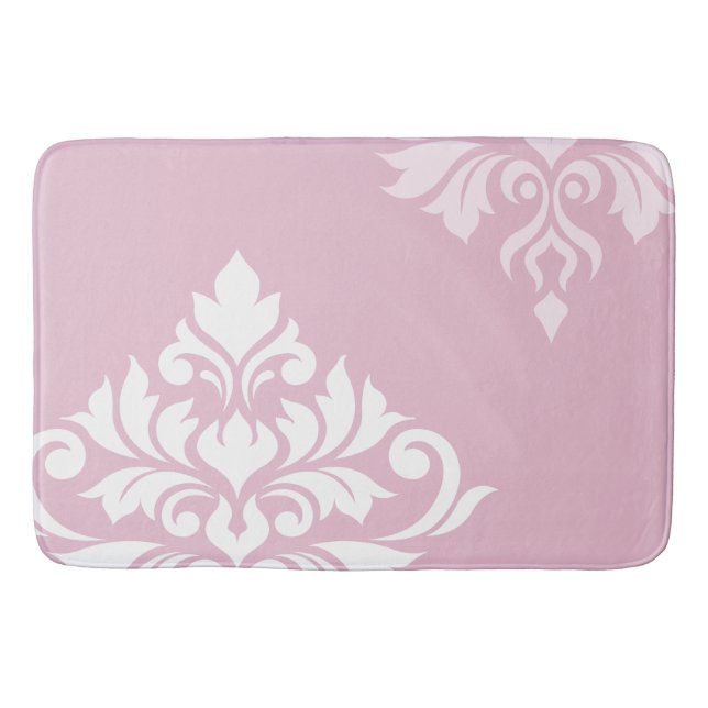 Aromerska skadedjur Art II Pinks & White Badrumsmatta (Framsidan)