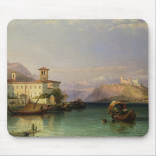 Arona och slottet av Angera, sjö Maggiore, 185 Musmatta