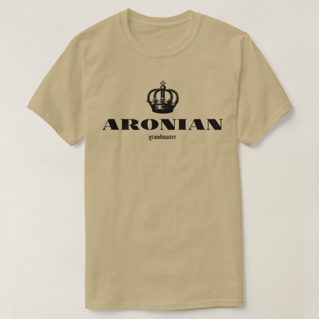 Aronia Chess mormaster Chess Player T Shirt (Design framsida)