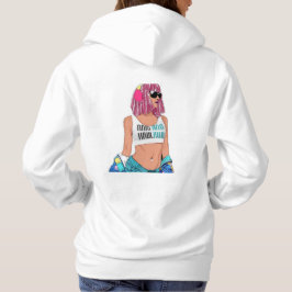 Aror Brand White Hoodie - Modern Urban Brand T Shirt