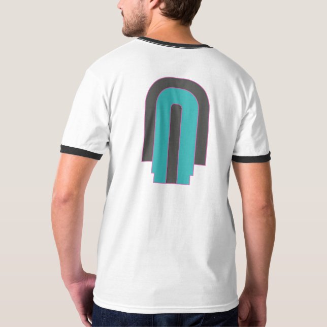 Aror Bror och Logotyp T-Shirt - Modern grafik Tee (Baksida)