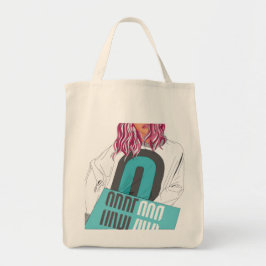 Aror Graphic Tote Bag - Bold Illustration Stil Tygkasse