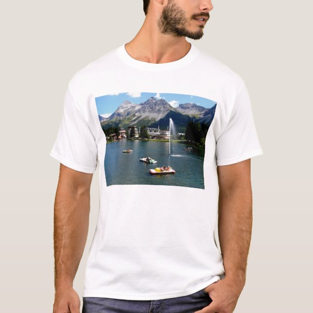Arosa i Schweiz T-shirt (Framsida)