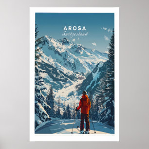 Arosa Resor Affisch - Schweiz 1