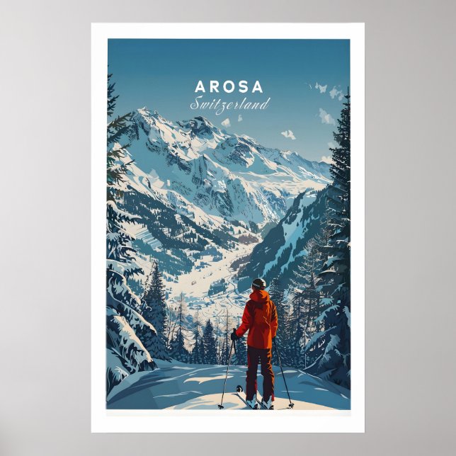 Arosa Resor Affisch - Schweiz 1 (Framsidan)