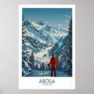 Arosa Väggkonsttryck Schweiz 1 Poster
