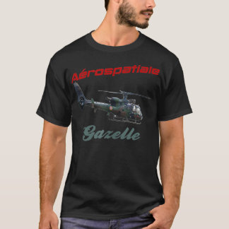 Arospatiale gazelle-helikopter sa 341 gazelle sa34 t shirt