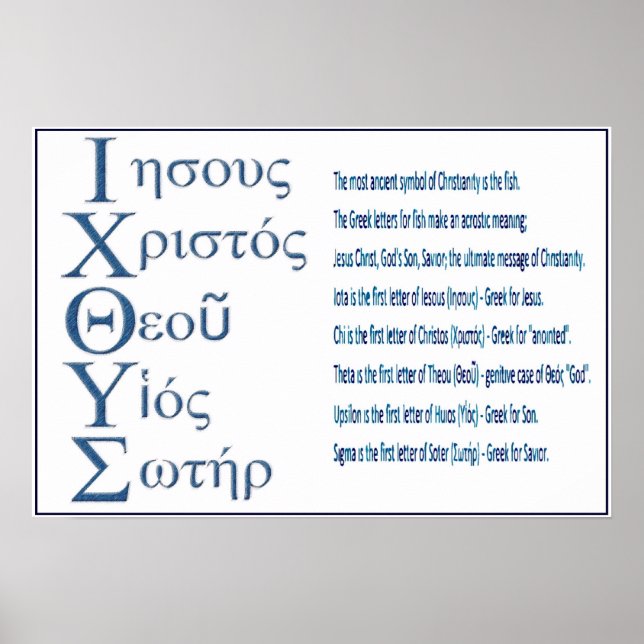 Arostisk isopi (blå) poster (Framsidan)