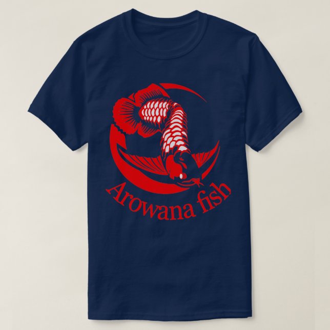 Arowana fish Classic TShirt T Shirt (Design framsida)