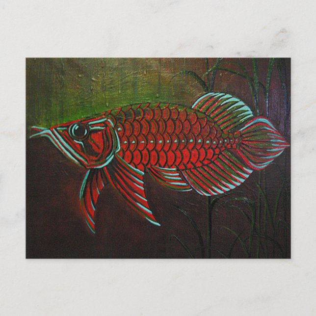 Arowana-vykort Vykort (Framsida)