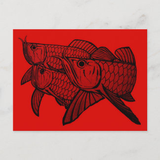 Arowana-vykort Vykort