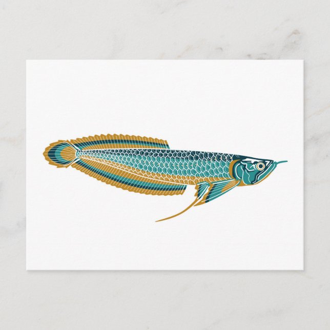 Arowana-vykort Vykort (Framsida)