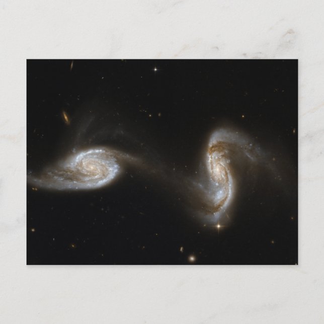 ARP240 Galaxies Hubble Space Telescope Vykort (Framsida)