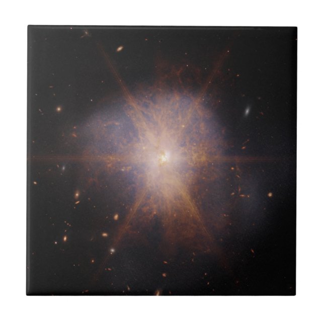 Arp 220 Ljus uppåt Natten Himlar Kakelplatta (Framsidan)