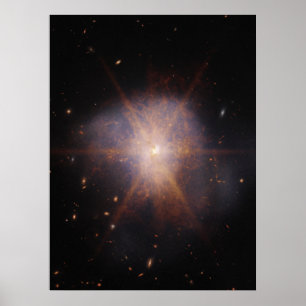 Arp 220 Ljus uppåt Natten Himlar Poster