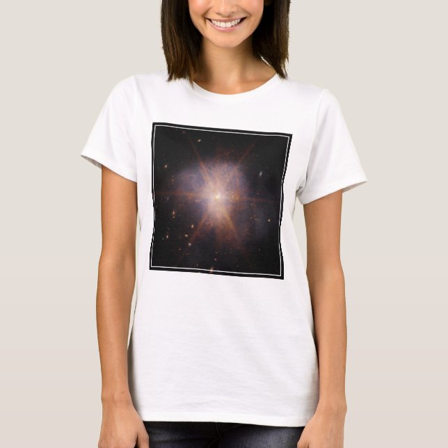 Arp 220 Ljus uppåt Natten Himlar T Shirt (Framsida)