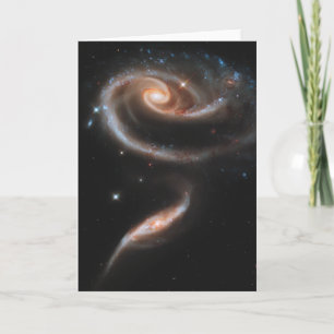 Arp 273 interagerande galaxer i Andromeda. Kort