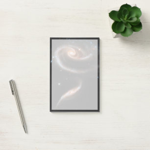 Arp 273 interagerande galaxer i Andromeda. Post-it Block
