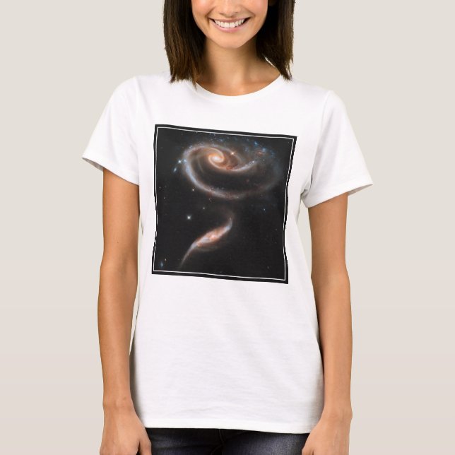 Arp 273 interagerande galaxer i Andromeda. T Shirt (Framsida)