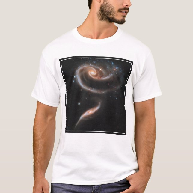Arp 273 interagerande galaxer i Andromeda. T Shirt (Framsida)
