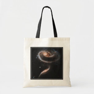 Arp 273 interagerande galaxer i Andromeda. Tygkasse