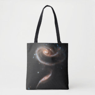 Arp 273 interagerande galaxer i Andromeda. Tygkasse