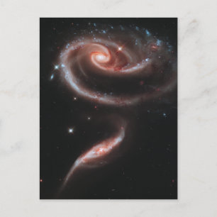 Arp 273 Interagerande galaxer (mobiltelescope) Vykort