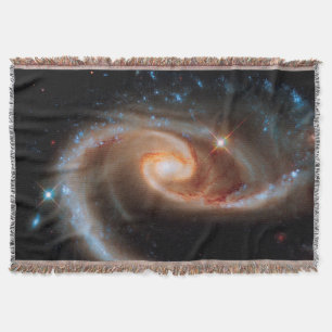 Arp 273 Rosgalaxer Hubblebild yttre rymden Foto Mysfilt
