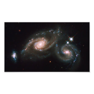 Arp 274 Galaxies NASA Space Fototryck