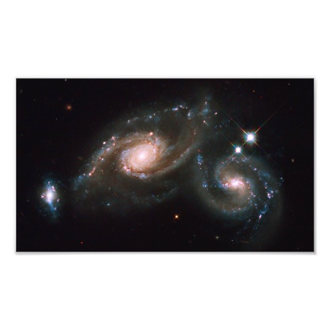 Arp 274 Galaxies NASA Space Fototryck (Framsidan)