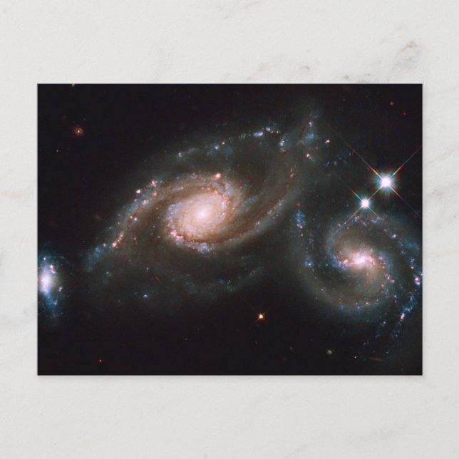 Arp 274 Galaxies NASA Space Vykort (Framsida)