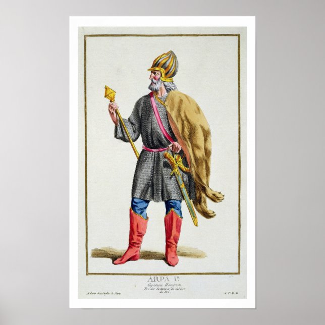 Arpa I från "Receuil des Estampes, representation  Poster (Framsidan)