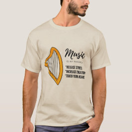 arpa, musik, älskare t shirt