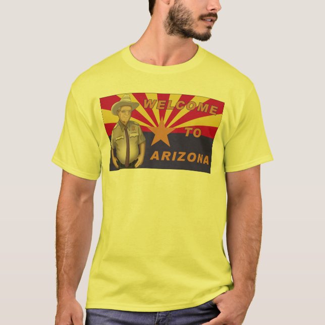 Arpaio: Välkomnande till Arizona T Shirt (Framsida)