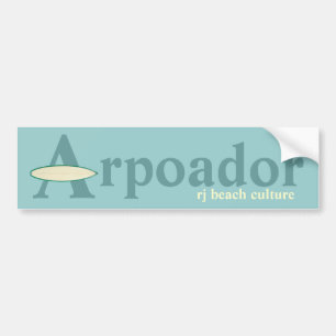 Arpoador RJ-strandkultur Bildekal