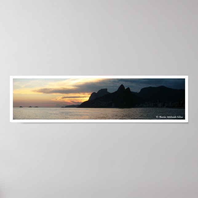 Arpoador Sunset Panorama Poster (Framsidan)