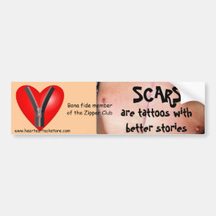 Ärr är tatueringar med bättre berättelser bildekal