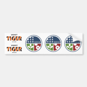 ARRA-TIGERåterställning/Stimulus 2,5" Bildekal