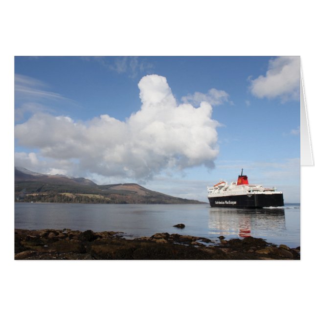 Arran, Skottland Hälsningskort (Framsidan Horizontal)