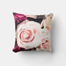 Arrangemang av rosa och vita rosor Blomsterdesign