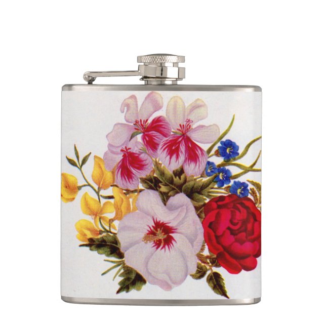 arrangemang blombukettblomma från 1800-talet fickplunta (Framsidan)