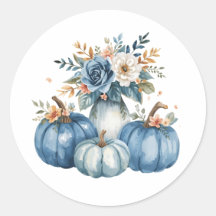 Arrangemang Blommigt för Blue Pumpkin